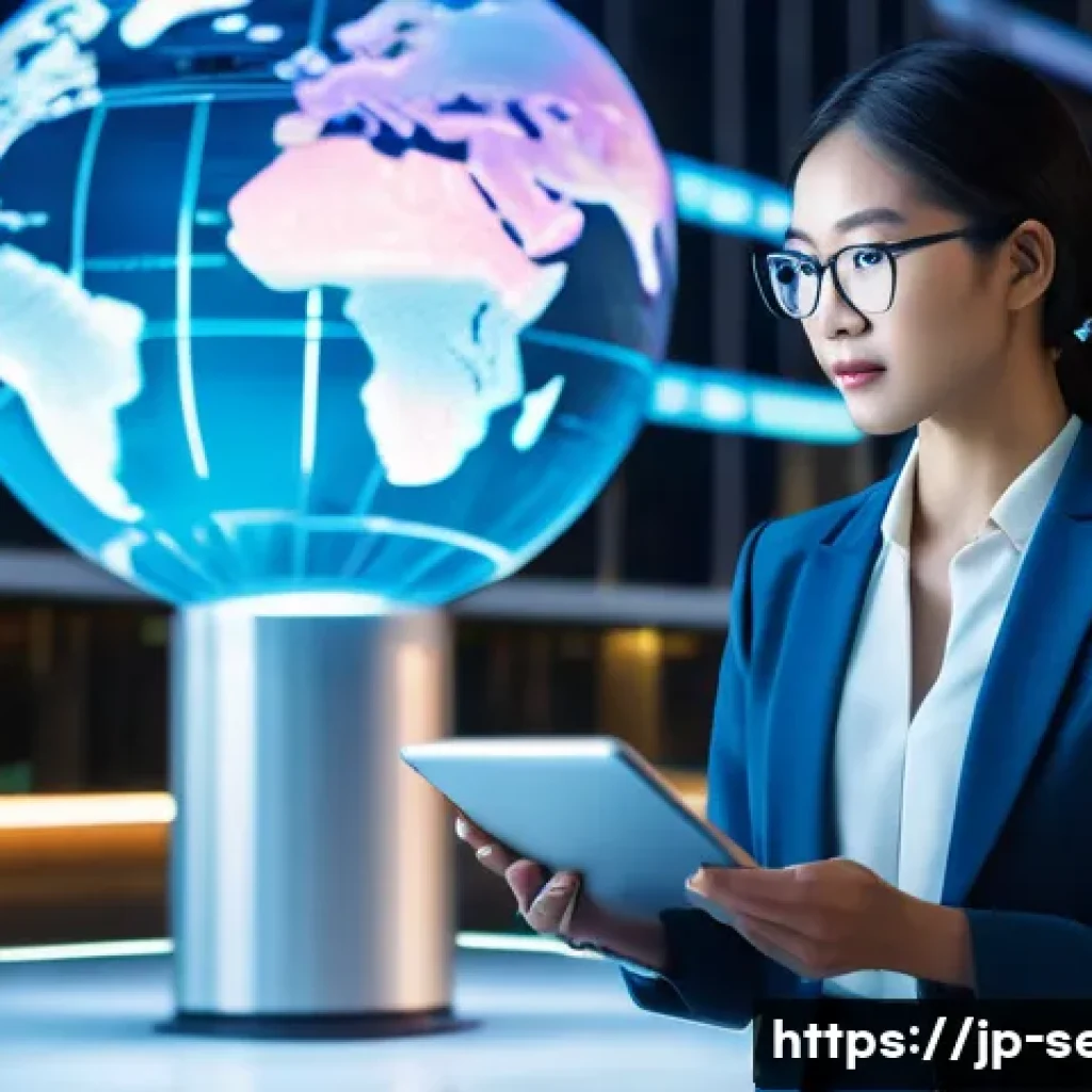 정보보안기사와 CISSP 자격증의 차이점 및 활용 사례 - A professional, gender-neutral individual, dressed in a sharp business suit, stands at a pivotal cro...